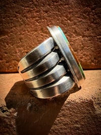 Image 7 of WL&A Handmade Heavy Ingot Split Cuatro Gem Grade Royston Ring - Size 9
