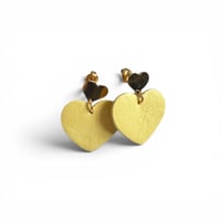 Image 1 of Boucles SIXTINE Jaune 