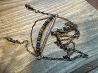 Image 1 of Czech copper necklace n167