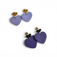 Image 1 of Boucles SIXTINE Parme / Violet