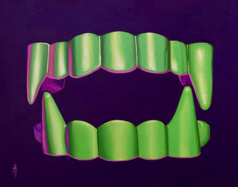 Image of Vamp Teeth Print 2