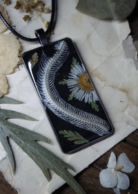 Image 4 of Snake Spine and Daisy Floral Amulet 