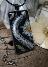 Image 1 of Snake Spine and Daisy Floral Amulet 