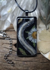 Image 5 of Snake Spine and Daisy Floral Amulet 