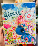Flower Unicorn original 8x10