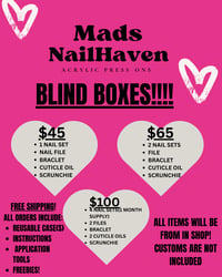Image 2 of $65 BLIND ACRYLIC PRESS ON BOX