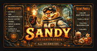 Image 2 of Sandy Cheeks (Sweet fizz, toasted grit, Texas brains in a bottle)
