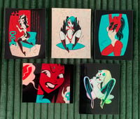 Cherry Bomb Holos 5" Stickers – Set of 5