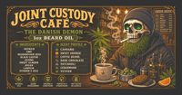 Image 2 of Joint Custody Cafe (Cannabis, Sweet Orange, Coffee, Dark Chocolate, Patchouli, Cedarwood & Vetiver)