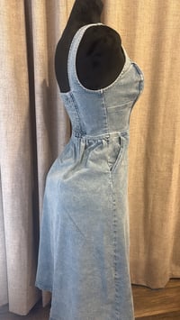 Image 3 of Denim Button Up Dress