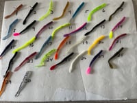 Image 2 of 4” rubber worms 