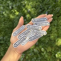 Mini No Entiendo Stickers