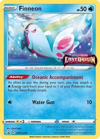 Finneon - SWSH240 (Prerelease) - SWSH: Sword & Shield Promo Cards - Near Mint