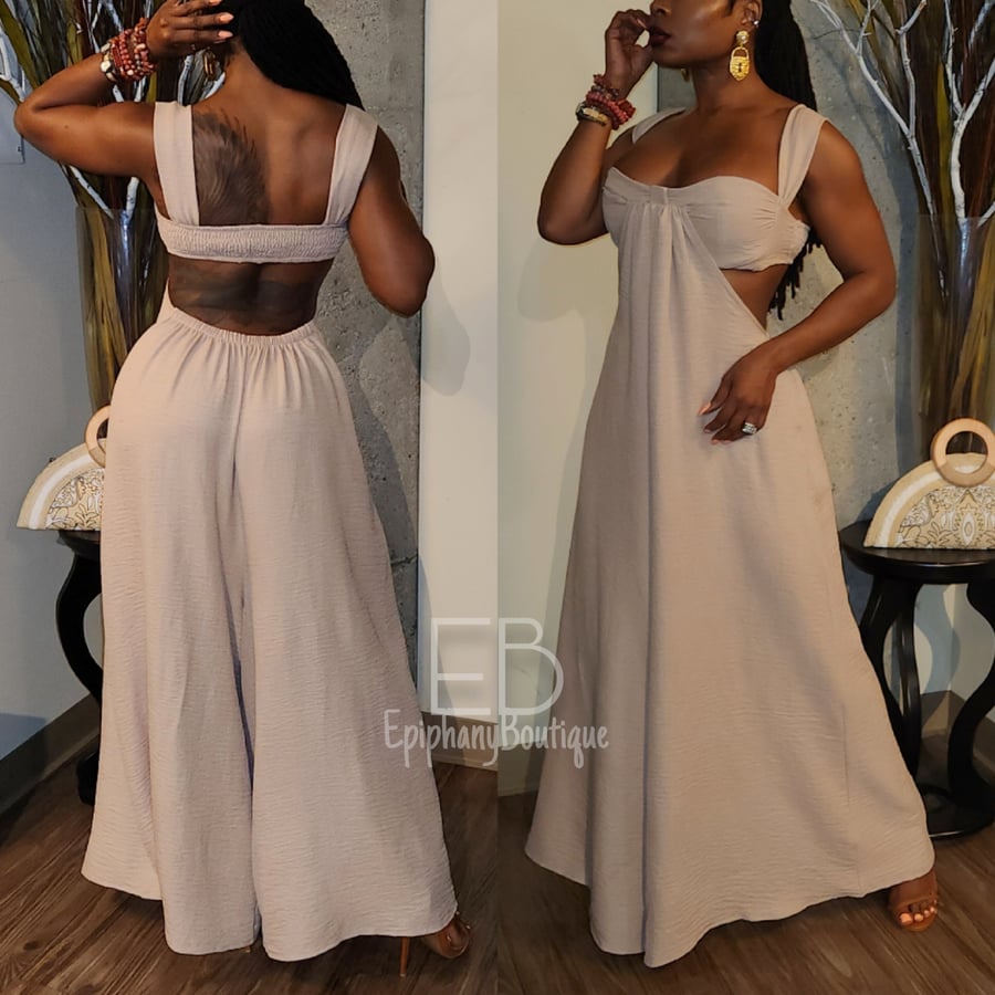 Image of The Cara Jumpsuit: Sand