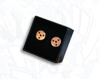 Image 1 of ジュエリー ROSE GOLD ROUND EYE EARRINGS