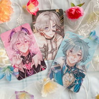 Genshin Glittery Photocards