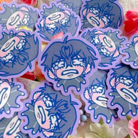 Crying Jigu Glitter Stickers