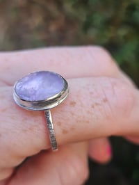 Image 1 of Ready to ship! Lavender Amethyst & Sterling Silver Ring 