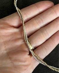 Image 3 of Dainty Mixed Metal Necklace