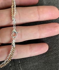 Image 4 of Dainty Mixed Metal Necklace