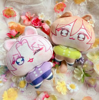 Image 1 of GMND 10cm Squeaky Plush Doll Set