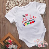 Image 4 of Heart Of School Design SVG Files, Cricut, Studio, Digital Cut Files
