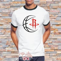 Image 4 of Houston Rockets Basketball Designs. SVG Files, Cricut, Studio, Digital Cut Files