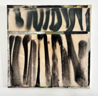 Image 1 of a weaving in black&cream