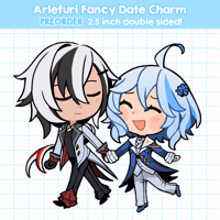 Image 2 of [PRE-ORDER] Arlefuri Fancy Date Acrylic Charm