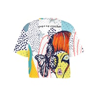 Image 2 of BIRTHDAY CROP TSHIRT