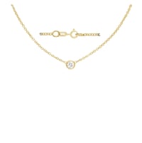 Image 1 of The AURA SHINE Birthstone Necklace
