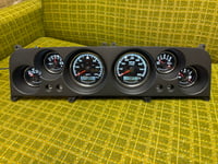 Image 3 of 1964-1966 Chevy C10 Custom Gauge Panel Bezel & Motor Meter Gauge Kit | GPS Speedometer | w/CEL