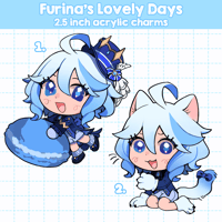 [PRE-ORDER] Furina's Lovely Days Acrylic Charms