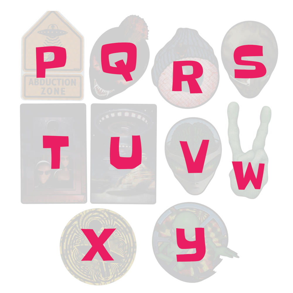 00's diecut stickers