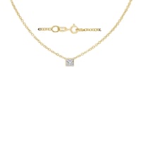 Image 1 of The KAI SHINE Square Birthstone Necklace