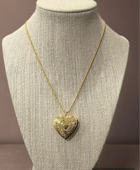 Image 2 of Gold Heart Locket 