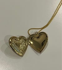Image 3 of Gold Heart Locket 