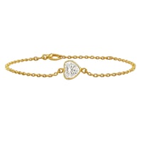 Image 1 of The AMOUR Heart Birthstone Bracelet