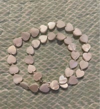 Image 2 of Freshwater Shell Heart Necklace 
