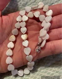 Image 3 of Freshwater Shell Heart Necklace 
