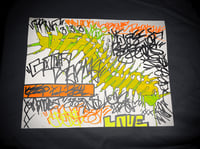 xKEEP IT REALx 1:1 ORIGINAL TRASH ART PRINT 