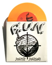 Image 1 of G.U.N. - Death Dealer 7" EP orange vinyl
