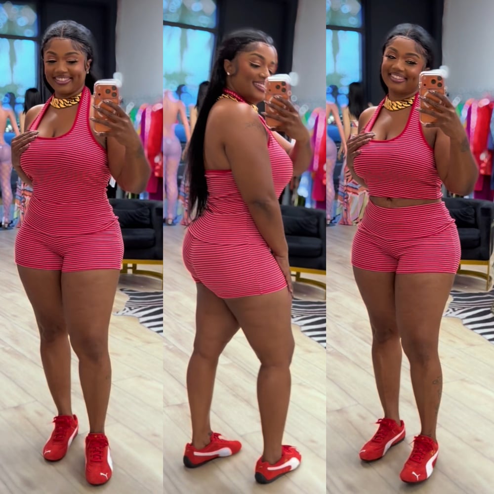 Image of TOP NOTCH SET-pink & red 
