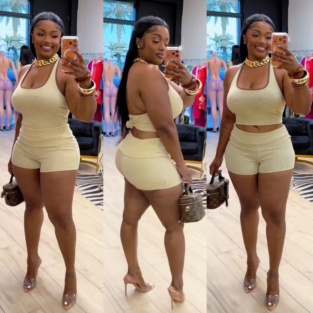 Image of TOP NOTCH SET-yellow & brown