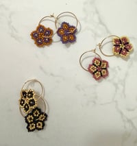 Flower Hoops, Different Colors