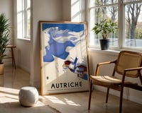 Image 2 of Vintage Austria Ski Travel Poster – Autriche