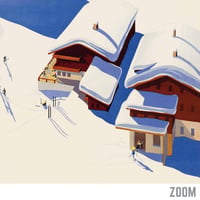 Image 3 of Vintage Austria Ski Travel Poster – Autriche