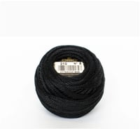 DMC Coton Perlé Quiltetråd - sort 310