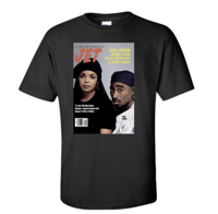 Image 1 of ANET JACKSON & TUPAC JET MAGAZINE COVER GRAPHIC T-SHIRT – VINTAGE 90S HIP HOP & R&B