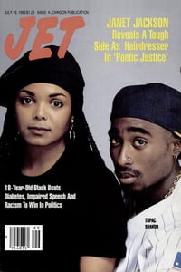 Image 2 of ANET JACKSON & TUPAC JET MAGAZINE COVER GRAPHIC T-SHIRT – VINTAGE 90S HIP HOP & R&B